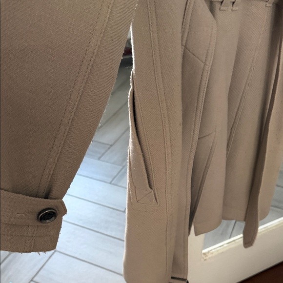 Burberry Brit Wool Beige Trench Coat for Women - Picture 14 of 16